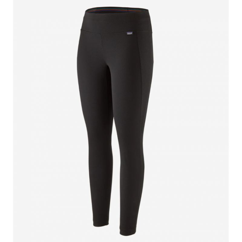 Patagonia : Première couche pantalon « Midweight Bottom » en Capilene® pour femme - Noir Patagonia Vêtements