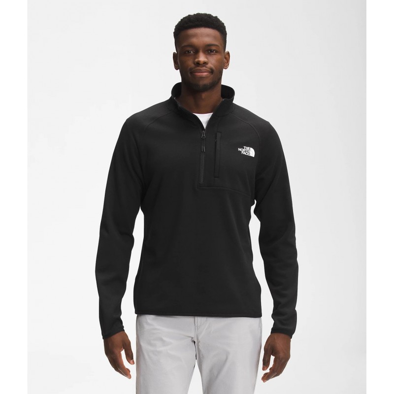 North Face Homme Canyonlands 1/2 zip Noir THE NORTH FACE Hauts