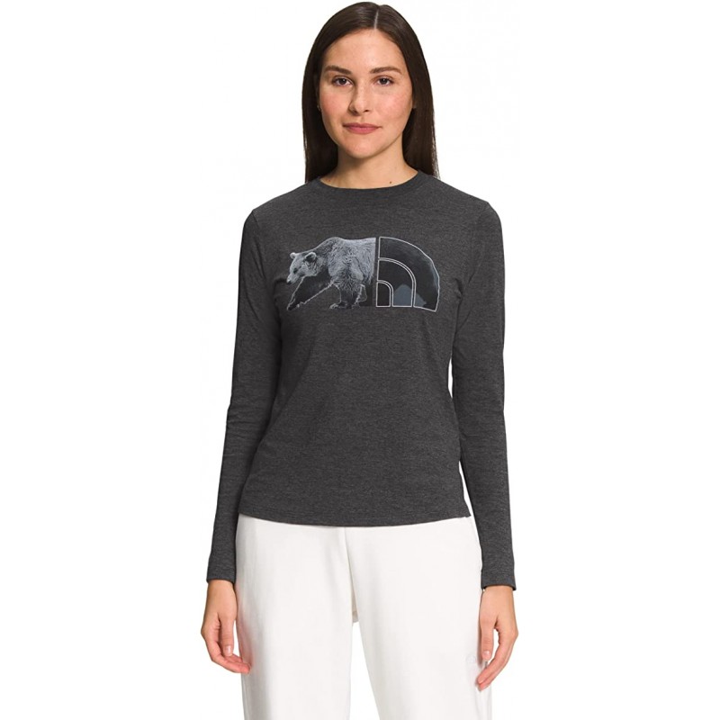 North Face Women'S Long Sleeves Tri-Blend Bear Tee THE NORTH FACE Tops