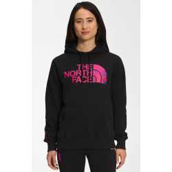 North Face Women Printed Novelty Fill Hoodie Black/Pink THE NORTH FACE Tops