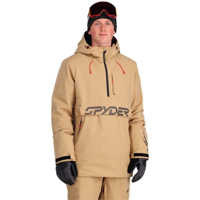 Spyder Signal Anorak Tannin Pour Homems SPYDER Manteaux et Vestes