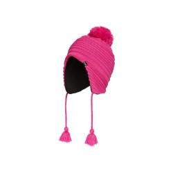 Kombi - Tuque péruvienne Reflective Pompom - Juniors - Rose Kombi Vêtements