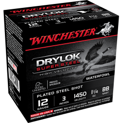 Winchester Supreme Drylok 12 Ga 3'' noBB Winchester Ammunition Waterfowl Non-toxic