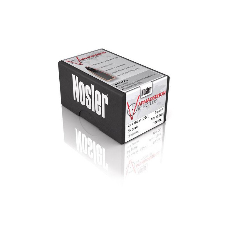 Nosler Varmageddon .224 50gr Tipped Nosler Nosler