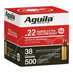 Aguila Super Extra 22 lr 38 Gr CPHP 500 pack Aguila Cartouche à percussion annulaire