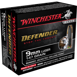 Winchester Defender 9mmx19 147 Gr PDX1 Winchester Ammunition Winchester