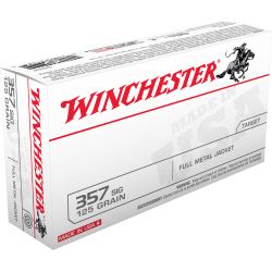 Winchester USA 357 sig 125 gr FMJ Winchester Ammunition Munitions