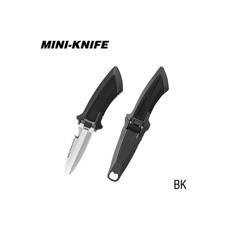 Tusa Mini Knife Blunt Tip Black Tusa Home