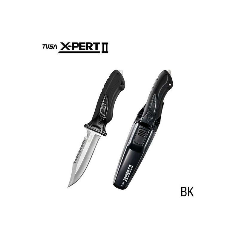 Tusa Impex Knife Pointed Black Tusa Scuba knives Tusa Impex Knife Pointed Black Tusa Scuba knives