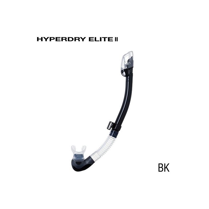 Tusa Hyperdry Elite II Snorkel Black Tusa Snorkel