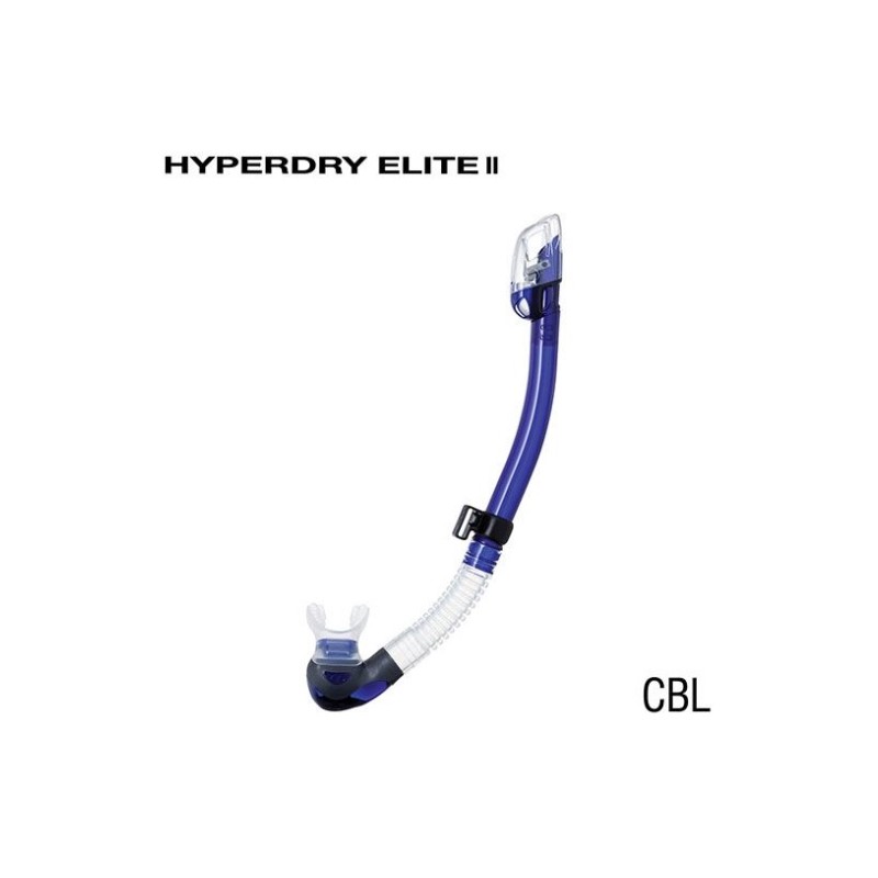 Tusa Hyperdry Elite II Snorkel Cobalt Blue Tusa Snorkel