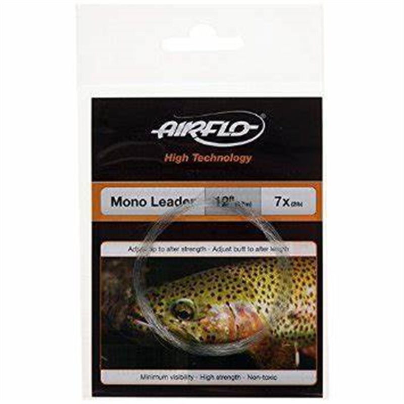 Airflo Tapered Leader 7.5' Airflo Fly Line, Leader & Backing