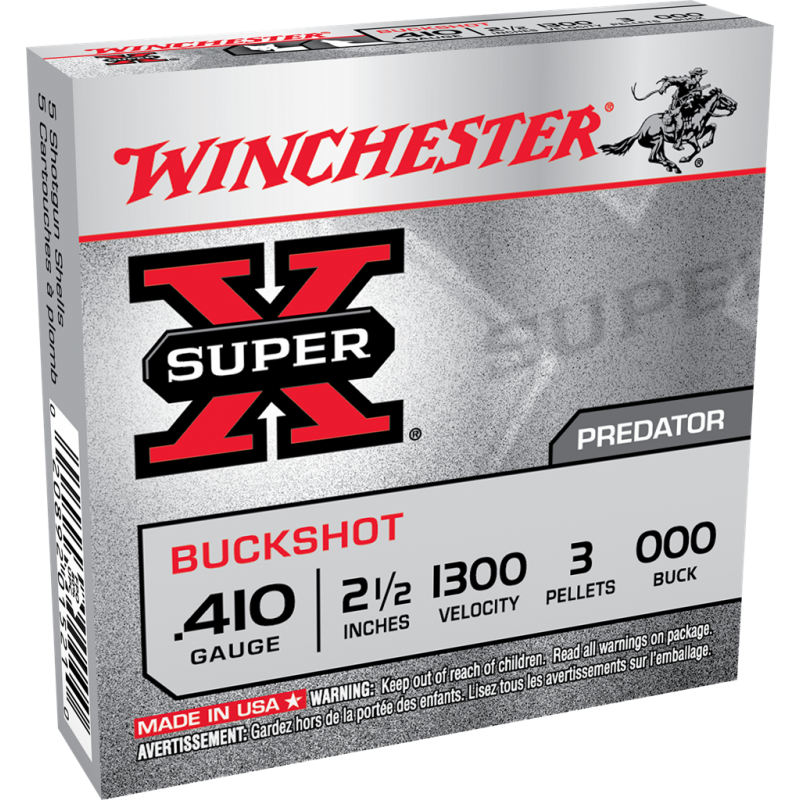 Winchester Super X 410 Ga 2 1/2'' 000 Buck