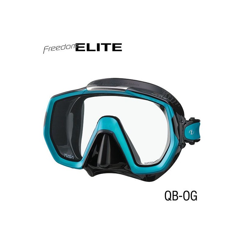 Tusa freedom Elite Masque -noir/vert océan Tusa Magasiner tout