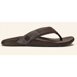 Olukai Tuahine Mens Dark Wood/Dark Wood Olukai Casual shoes and sandals