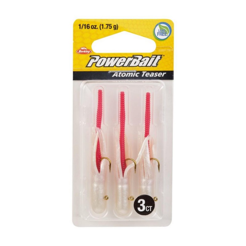 BERKLEY POWER BAIT ATOMIC TEASERS PEARL Berkley Jig & Soft Bait