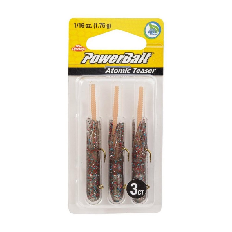 PowerBait Pre-Rigged Atomic Tubes Perch 1/16 oz 