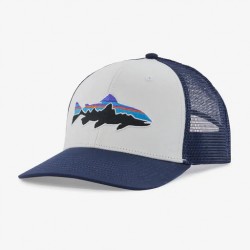 Patagonia Fitz Roy Trout Trucker Hat white/navy Patagonia Hats