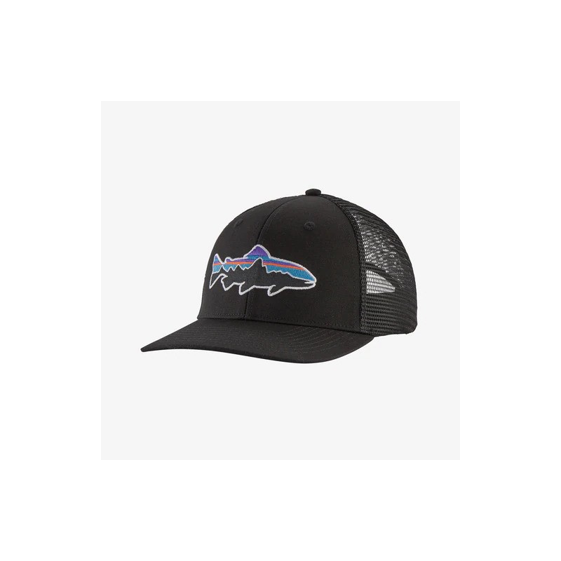 Patagonia Fitz Roy Chapeau Trout Trucker noir Patagonia Chapeaux et casquettes