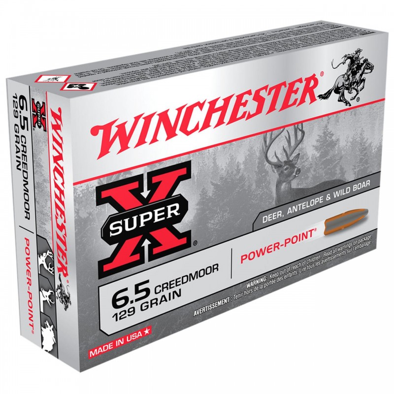 Win Super X 6,5 Creedmoor 129 gr SP Winchester Ammunition Winchester