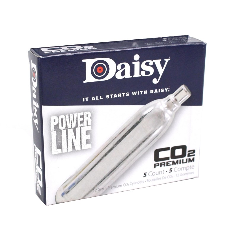 Daisy CO2 bouteille 12g 5 unités  Plomb pour arme à air