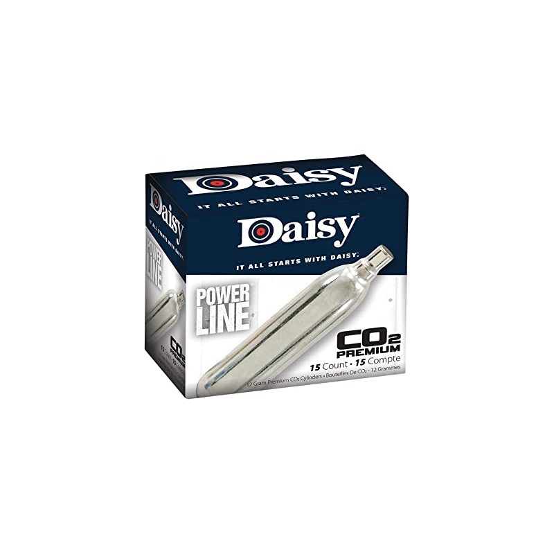 Daisy CO2 bouteille 12g 15 unités  Plomb pour arme à air