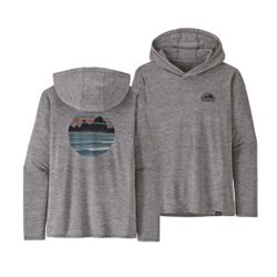 Patagonia W's Cap cool Daily Graphic hoody grey
