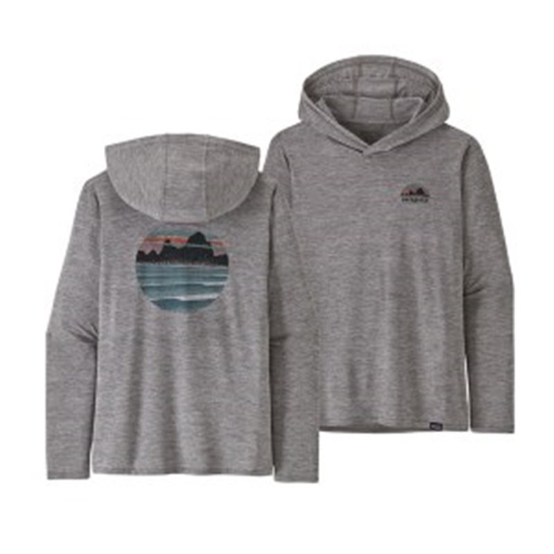 Patagonia W's Cap cool Daily Graphic hoody grey Patagonia Tops