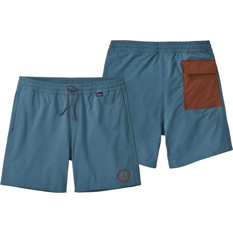 Patagonia M's hydropeak volley short pigeon blue Patagonia Bottoms