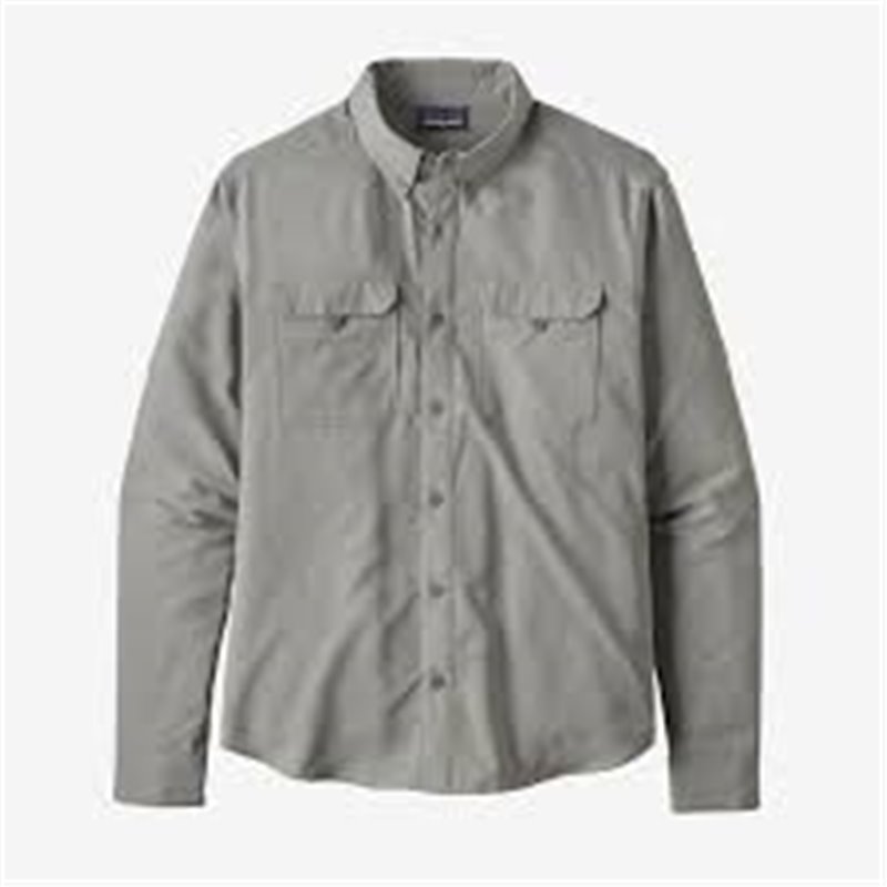 Patagonia M's L/S Self Guided Hike shirt salt grey Patagonia Tops