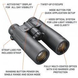 Bushnell Fusion X 10x42mm Rangefinder Binoculars Bushnell Optic