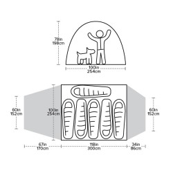 Big Agnes - Bunk House 6 Big agnes Tents