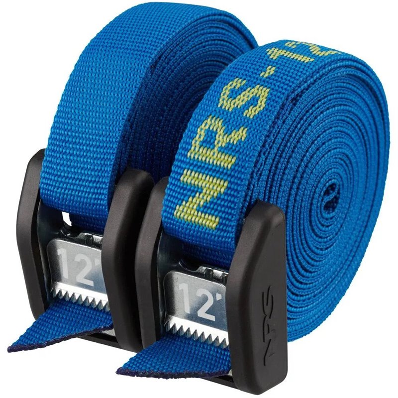 NRS Buckle Bumper Straps pair iconic blue NRS Accessoires à kayak