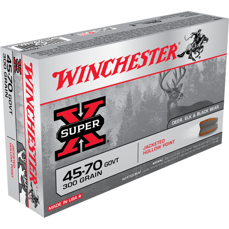 Winchester Super X 45-70 Govt 300 gr JHP Winchester Ammunition Munitions