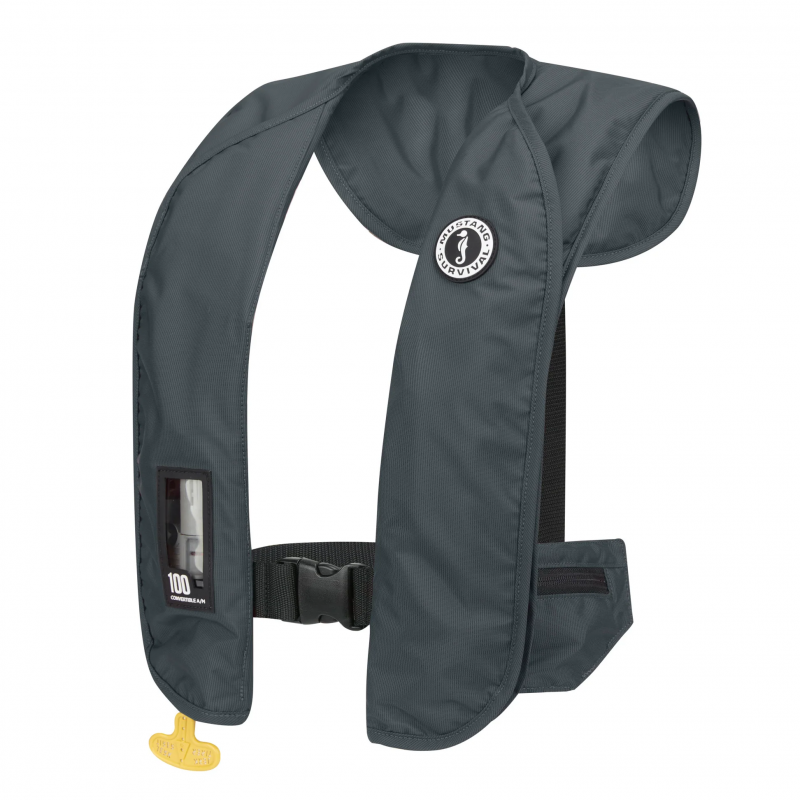 Mustang MIT 100 Convertible A/M inflatable PFD - grey Mustang Survival PFD & Flotation Jackets Mustang MIT 100 Convertible A/M inflatable PFD - grey Mustang Survival PFD & Flotation Jackets