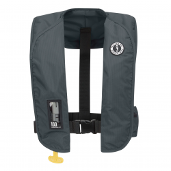 Mustang MIT 100 Convertible A/M inflatable PFD - grey Mustang Survival PFD & Flotation Jackets