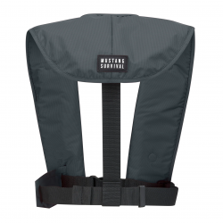 Mustang MIT 100 Convertible A/M inflatable PFD - grey Mustang Survival PFD & Flotation Jackets