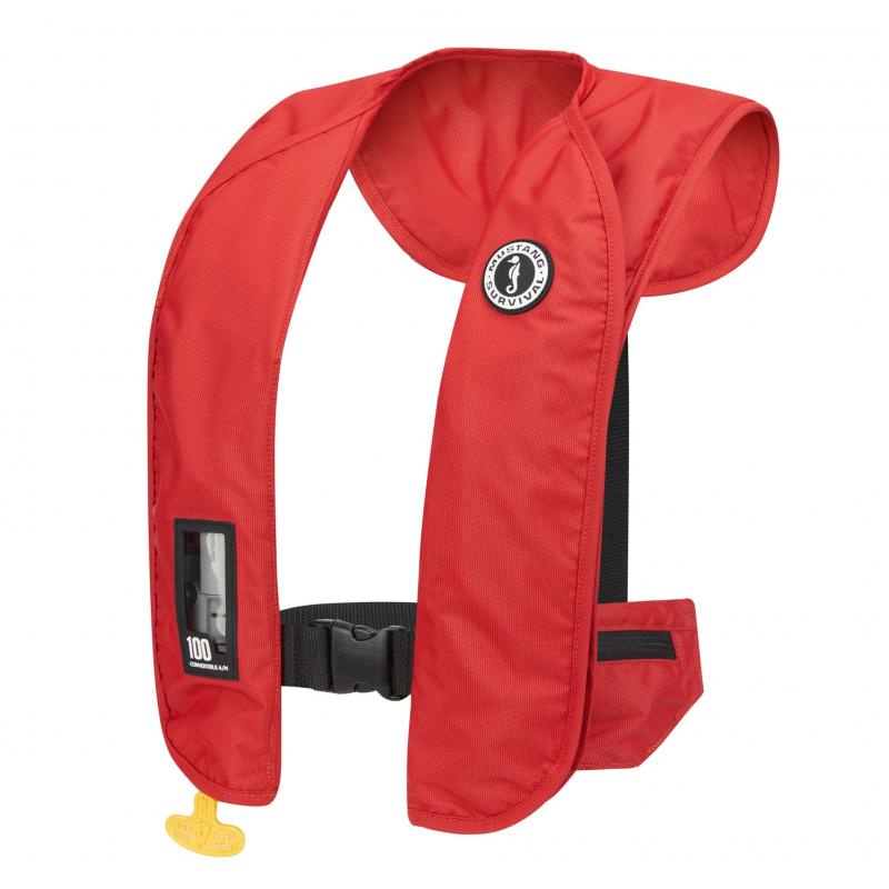 Mustang MIT 100 Convertible A/M inflatable PFD - red - Mustang Survival - sporteque.ca