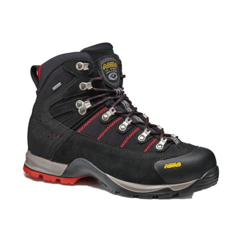 Asolo Fugitive GTX MM Black/Red Asolo Hiking Shoes & Boots