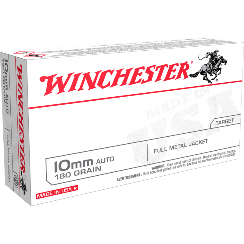 Winchester USA 10MM Auto 180 gr FMJ