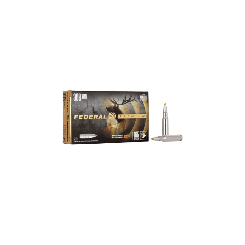 Federal Premium 308 Win 165gr Trophy Bonded Tip Federal ( American Eagle) Federal