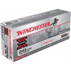 Winchester Super X 243 WSSM 100 gr SP Winchester Ammunition Winchester