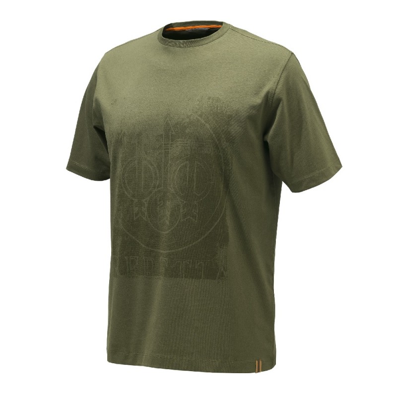 Beretta Logo T-shirt Dark Olive Beretta Shooting Clothing