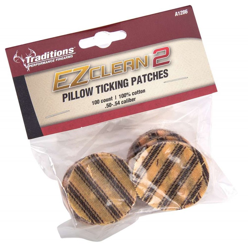 Traditions Patches de tir lubrifié pour arme à chargement par la bouche 100 unités - CVA - sporteque.ca