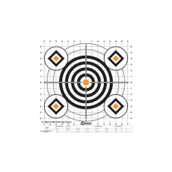 Caldwell Paper Target 16" black and orange (10 sheets) Caldwell shooting supplies Targets