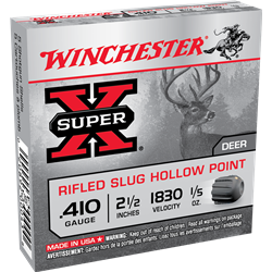 Winchester Super X 410 Ga 2 1/2'' Slug Winchester Ammunition Slug & Buckshot