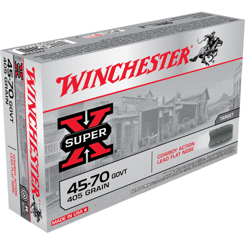 Winchester Super X 45-70 Govt 405 Gr LFN Winchester Ammunition Ammunitions