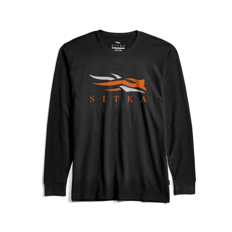 Sitka Icon long Sleeve tee black Sitka Sitka Clothing