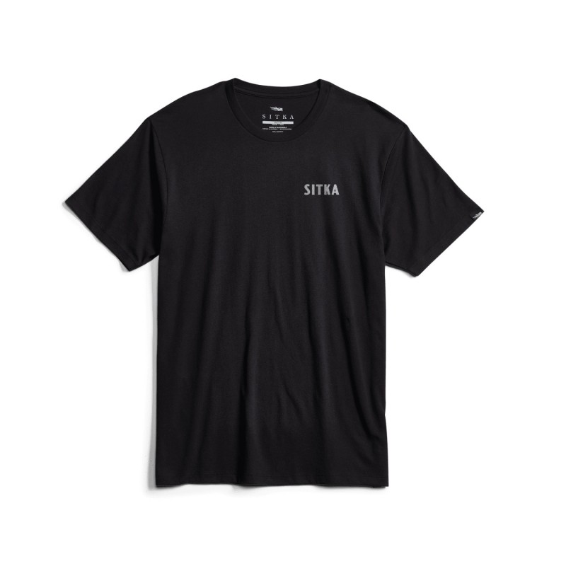 Sitka Shiras Tee Black Sitka Sitka Clothing