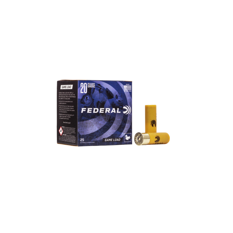 Federal Game Load HB 20 Ga 1 oz 6 Federal ( American Eagle) Target & Hunting Lead